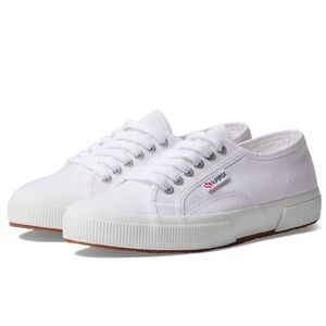 Superga Cotu Classic 2750 White Canvas Sneakers Size 42 Women’s 10.5